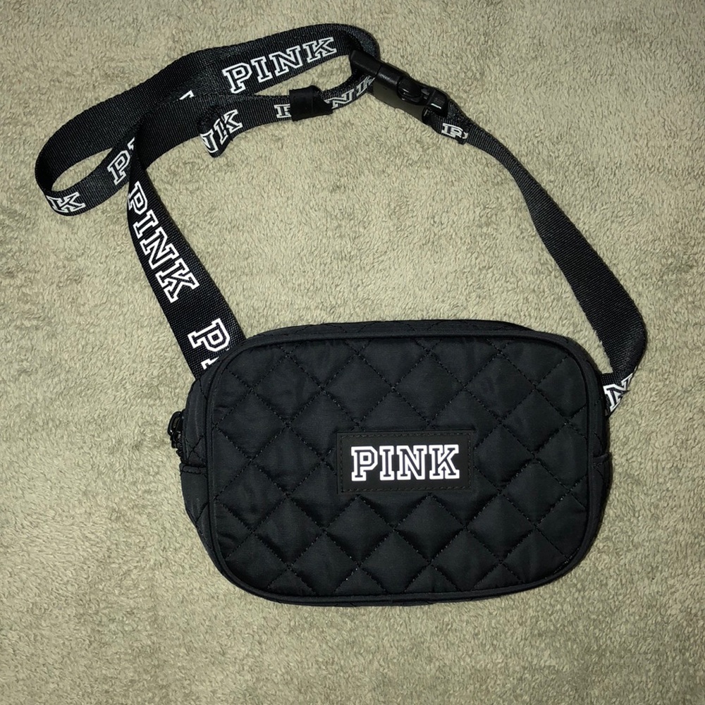 PINK Quilted Belt Bag